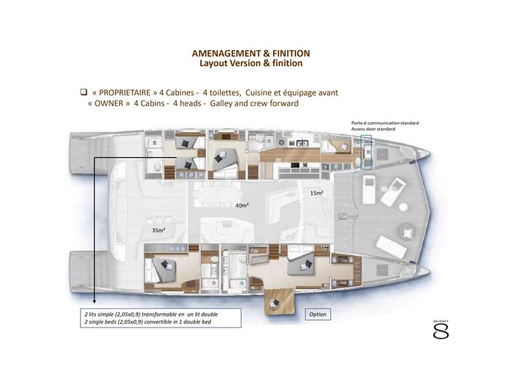 Yacht layout