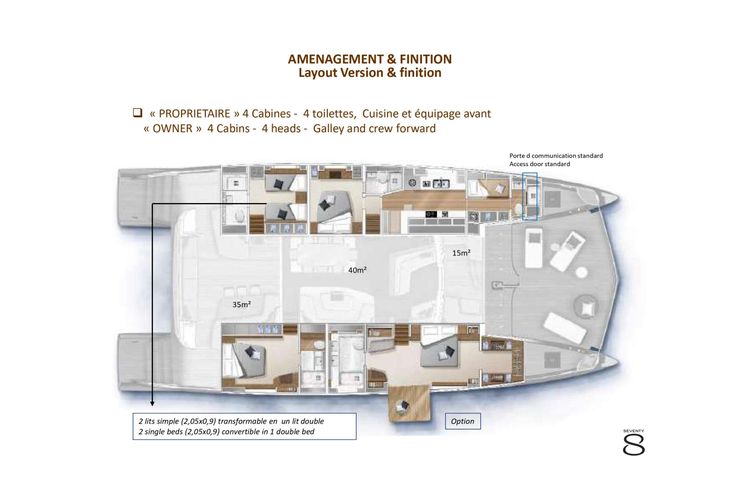 Layout for Yacht layout