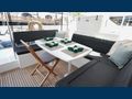 FLOATATION THERAPY - aft deck dining area