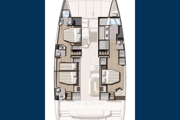 Layout for KITTIWAKE - yacht layout