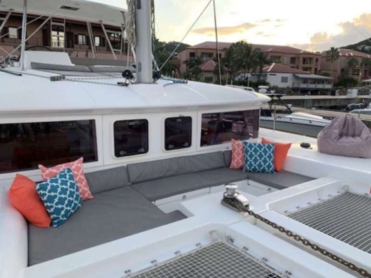 Foredeck lounge area
