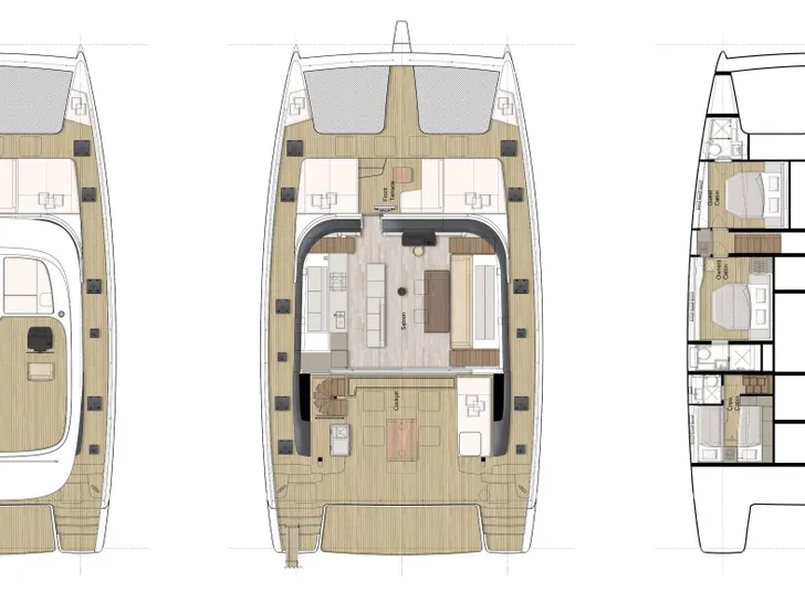 CALMA Sunreef 60 - layout CALMA Sunreef 60 - layout