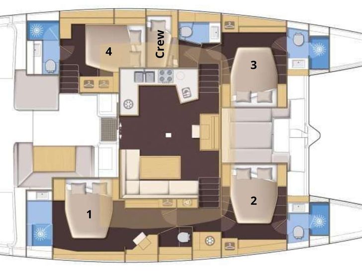 Yacht layout Yacht layout