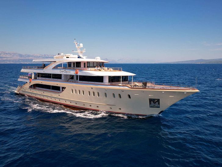 QUEEN ELEGANZA Custom Motor Yacht 49m - profile QUEEN ELEGANZA Custom Motor Yacht 49m - profile