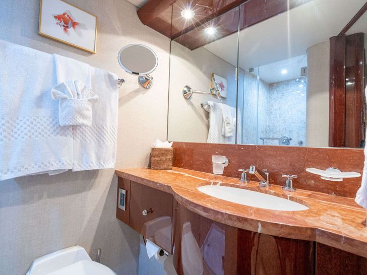 NAMASTAY Lazzara 116 - VIP cabin bathroom NAMASTAY Lazzara 116 - VIP cabin bathroom