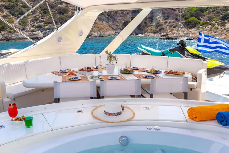 Charter Yacht EFMARIA - Falcon 86 - 5 Cabins - Athens - Mykonos - Santorini - Zakynthos