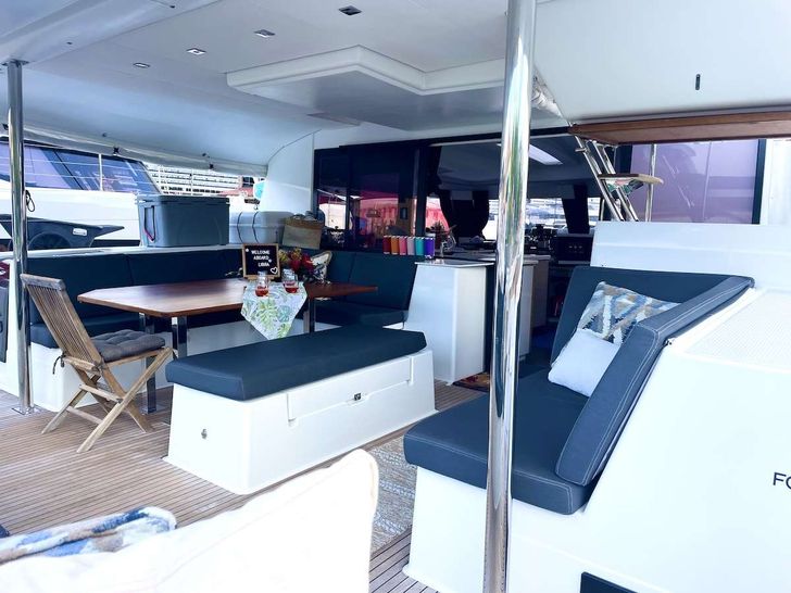 LIBRA 50 Fountaine Pajot Saba 50 - aft deck LIBRA 50 Fountaine Pajot Saba 50 - aft deck