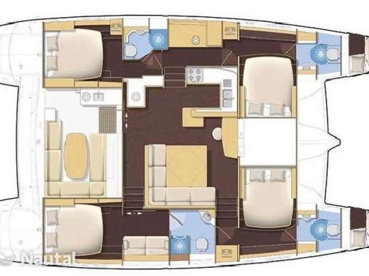SAND STAR Lagoon 500 - layout SAND STAR Lagoon 500 - layout