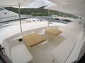 SOMEWHERE HOT Leopard 51 - New Teak Tables on Foredeck SOMEWHERE HOT Leopard 51 - New Teak Tables on Foredeck