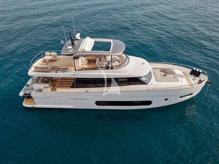 AMPARITO V - Azimut Magellano 66 - aerial side profile AMPARITO V - Azimut Magellano 66 - aerial side profile