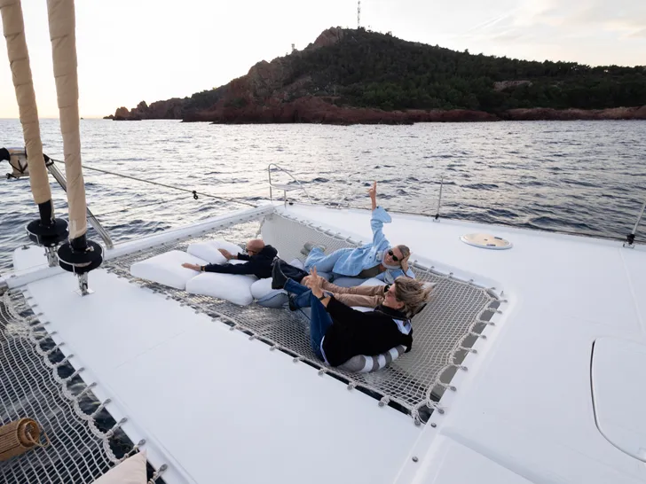MOBY DICK Fountaine Pajot Galatea 65 - foredeck MOBY DICK Fountaine Pajot Galatea 65 - foredeck