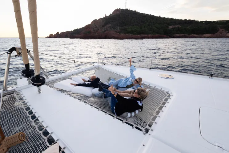 Charter Yacht MOBY DICK - Fountaine Pajot Galatea 65 - St Raphael - Cannes - St Tropez - The French Riviera Day Charter Yacht