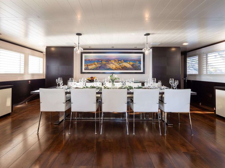 MIRAGE Feadship 53m - main dining area MIRAGE Feadship 53m - main dining area