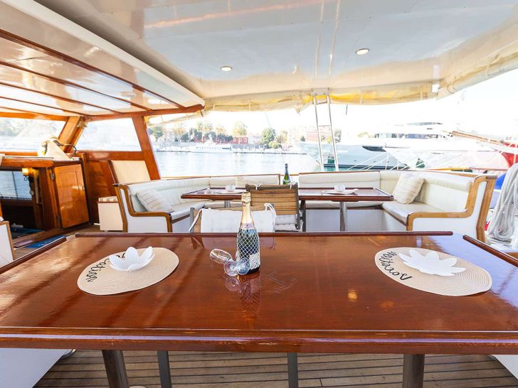 GULET GARDELIN 28m Custom Gulet Dining 2 GULET GARDELIN 28m Custom Gulet Dining 2