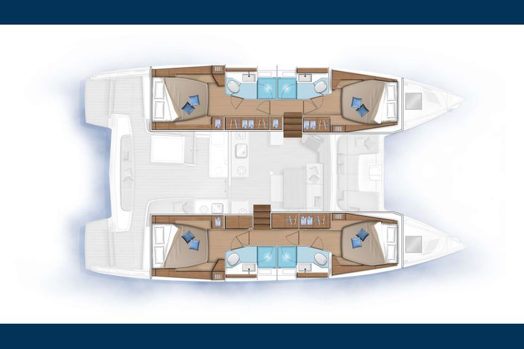 Layout for TORTUGA - yacht layout