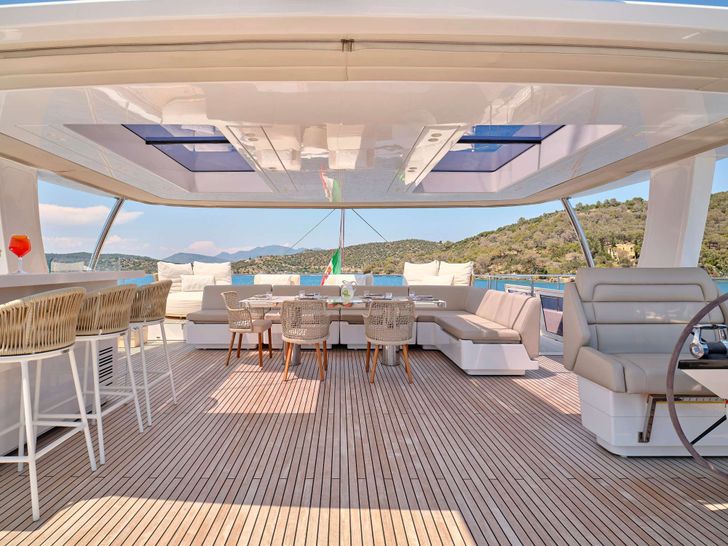 GENNY Sunreef 80 - aft deck GENNY Sunreef 80 - aft deck