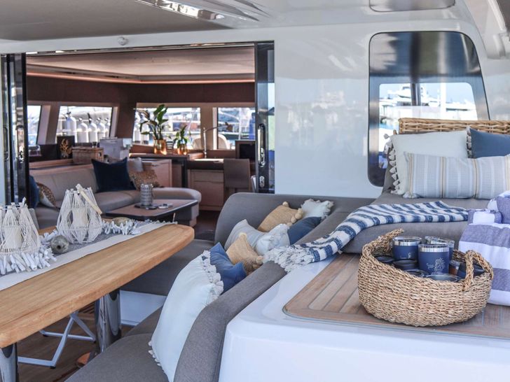 XANDROS Lagoon 65 - aft deck XANDROS Lagoon 65 - aft deck