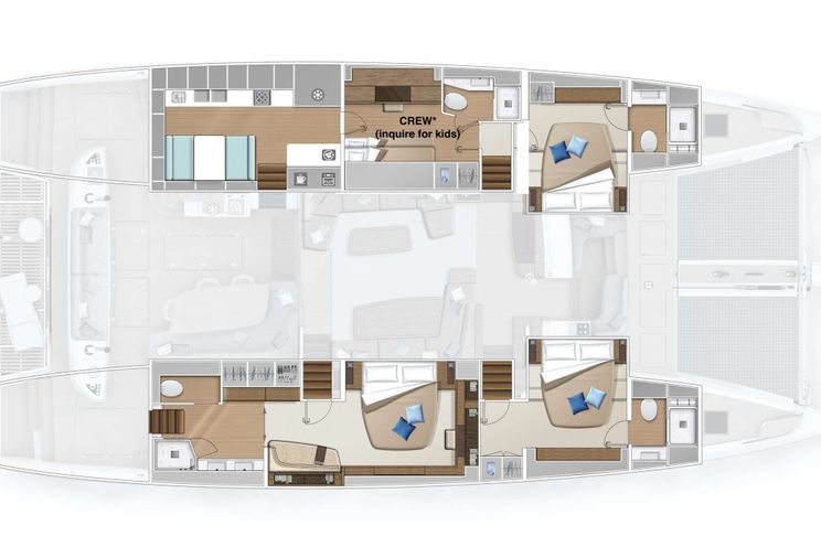 Layout for XANDROS Lagoon 65 - layout
