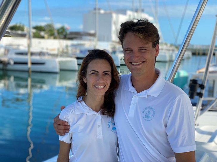 Meet the crew:Captain Travers and chef Isabel<br /><br />Chef Isabel:Isabel has been a chef mate for almost five years now,chartering between the Caribbean and the Mediterranean sea. Born and raised on the Rio de Janeiro coast of Brazil,Isabel spe