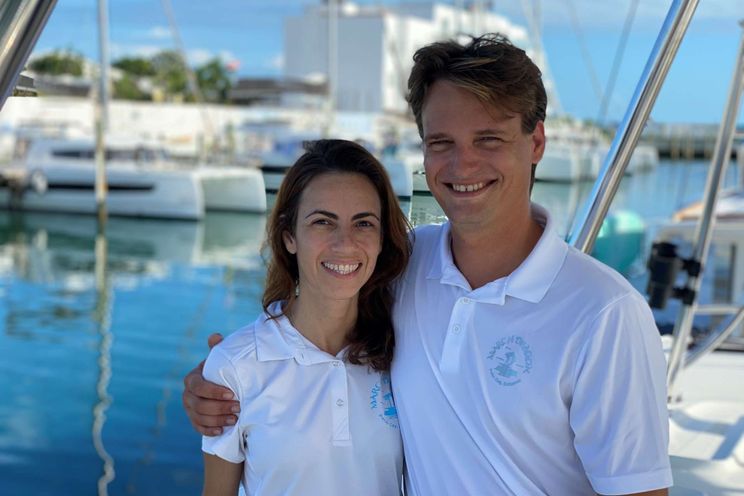 Crew member Meet the crew: Captain Travers and chef Isabel<br /><br />Chef Isabel: Isabel has been a chef mate for almost five years now, chartering between the Caribbean and the Mediterranean sea. Born and raised on the Rio de Janeiro coast of Brazil, Isabel spe