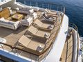 SUNRISE Yacht Sun lounge Area on Sky Deck