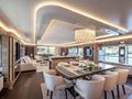 SUNRISE Yacht Saloon and Indoor Dining Area