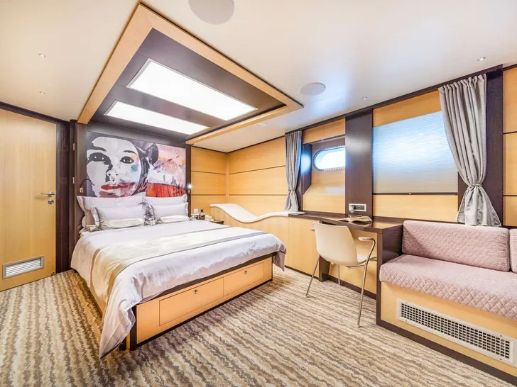 NAVILUX Motor Sailer 34m - master cabin NAVILUX Motor Sailer 34m - master cabin