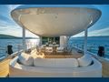 ACAPELLA Leda Motor Sailer 49 m aft deck seating and dining