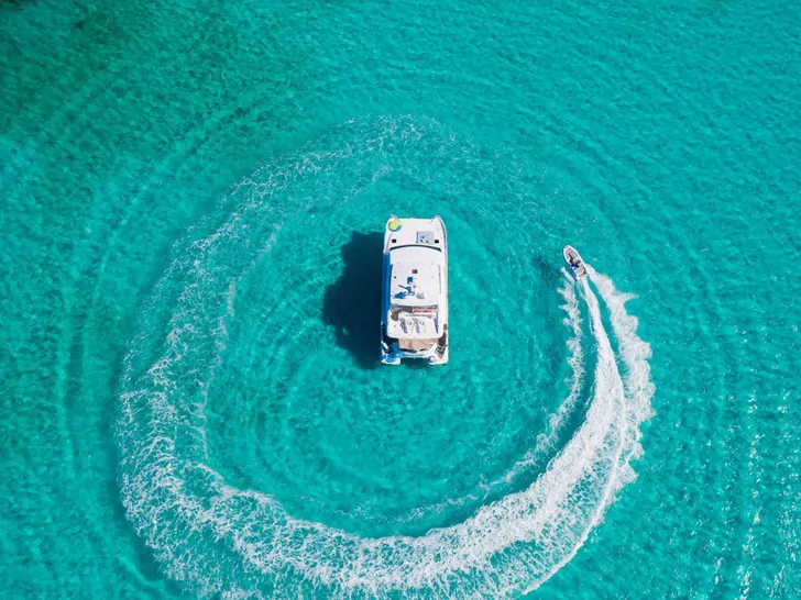 INDIGO Horizon 60 Power Cat - Top Aerial Shot INDIGO Horizon 60 Power Cat - Top Aerial Shot