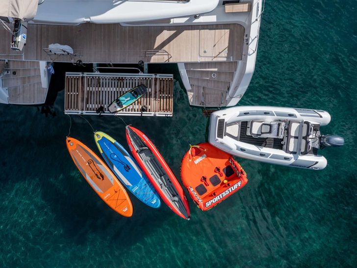 MADININA - water toys aerial view