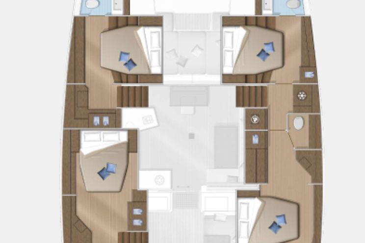 Layout for MADININA - yacht layout