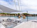 NAMASTE Fountaine Pajot Samana 59 - foredeck lounge NAMASTE Fountaine Pajot Samana 59 - foredeck lounge