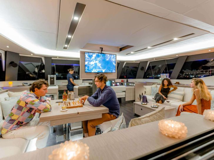 NAMASTE Fountaine Pajot Samana 59 - saloon NAMASTE Fountaine Pajot Samana 59 - saloon