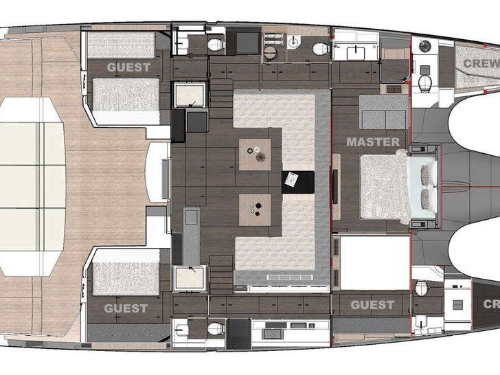 Yacht layout Yacht layout