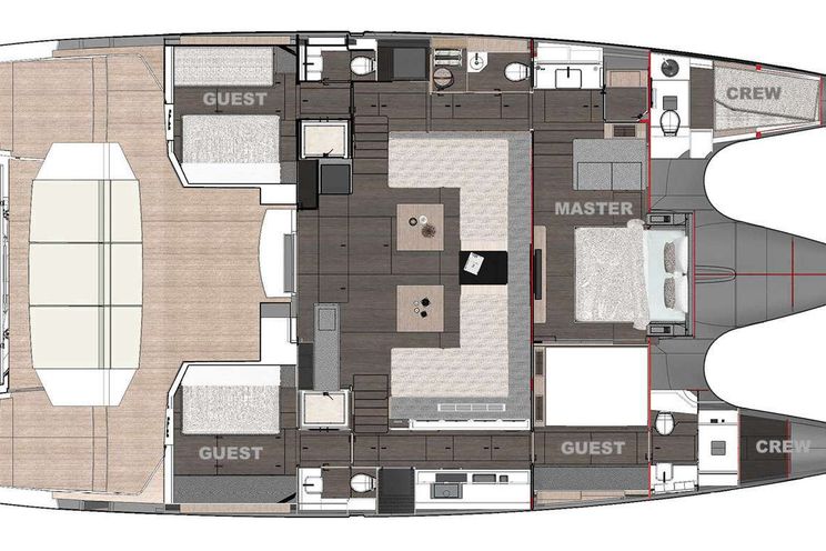 Layout for Yacht layout