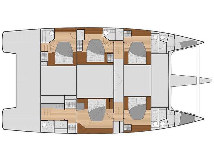 ASTORIA - yacht layout