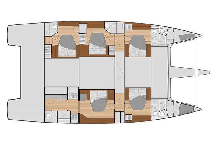 Layout for ASTORIA - yacht layout
