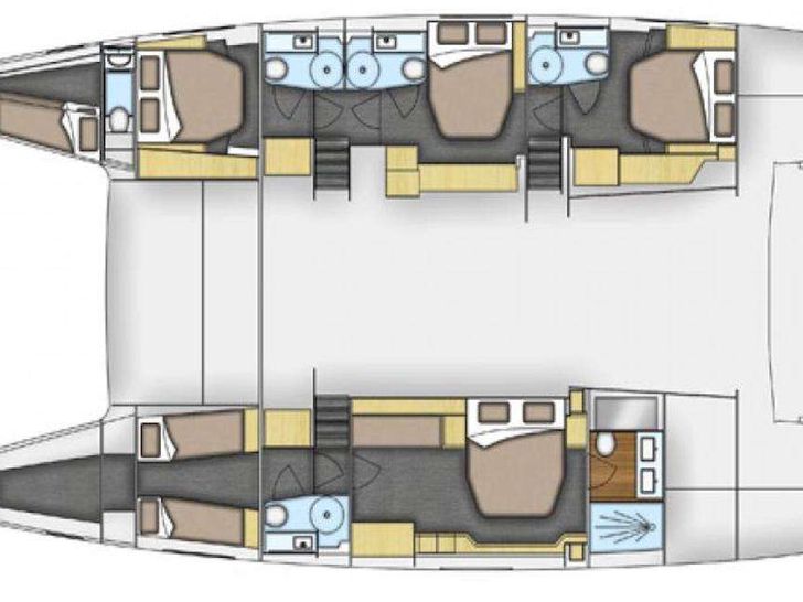 Yacht layout