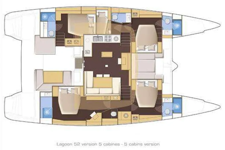 Layout for LIQUID ZEN Lagoon 52 - layout