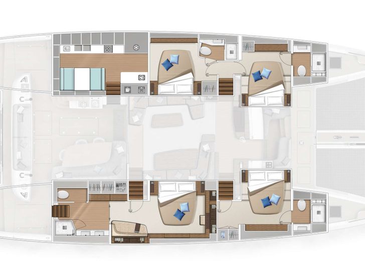 C’EST LA VIE - yacht layout