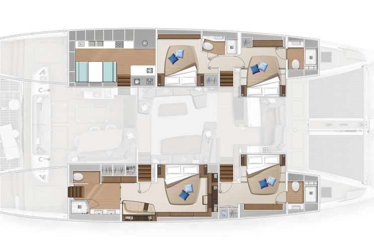 Layout for C’EST LA VIE - yacht layout