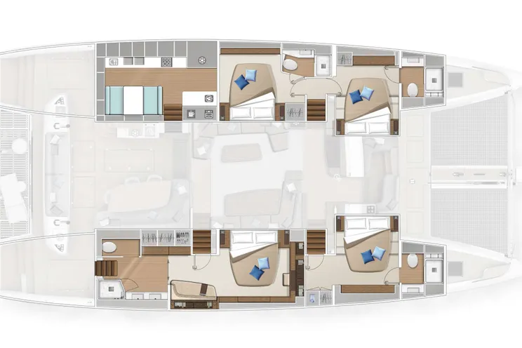 Layout for C’EST LA VIE - yacht layout