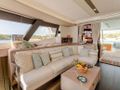 ALLURE Fountaine Pajot Samana 59 - main saloon lounge ALLURE Fountaine Pajot Samana 59 - main saloon lounge