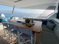 ALLURE Fountaine Pajot Samana 59 - aft deck alfresco dining area ALLURE Fountaine Pajot Samana 59 - aft deck alfresco dining area