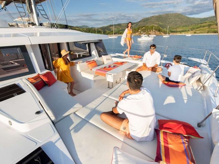Foredeck lounge area