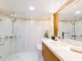 AQUARELLA Devonport 42 - master cabin bathroom with vanity unit AQUARELLA Devonport 42 - master cabin bathroom with vanity unit