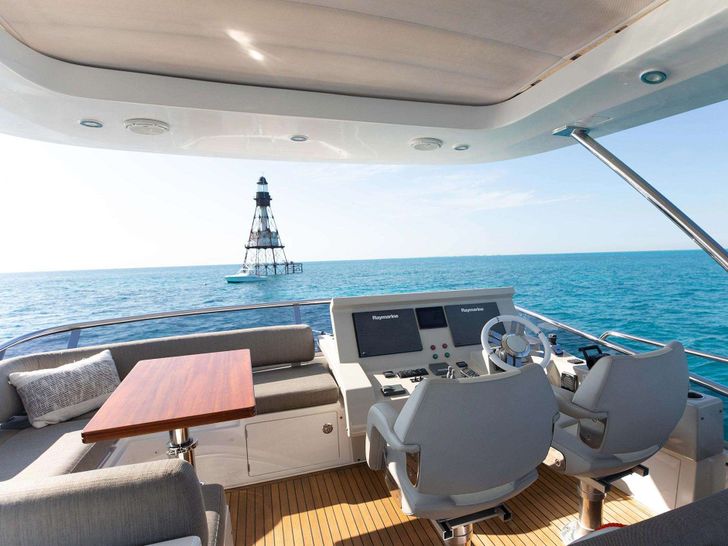 LITQUIDITY - Azimut 68,flybridge lounge and helm LITQUIDITY - Azimut 68,flybridge lounge and helm