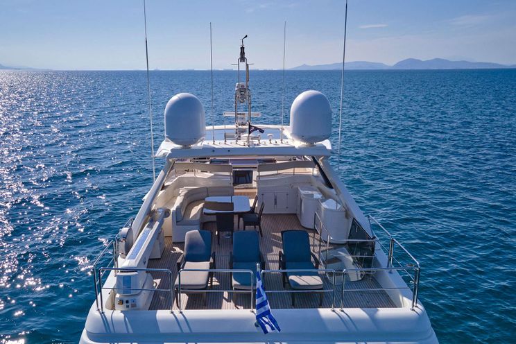Charter Yacht SEVEN S - Ferretti Customline 97 - 5 Cabins - Athens - Mykonos - Paros