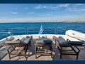 SEVEN S Ferretti Yacht Sundeck Sunbathing