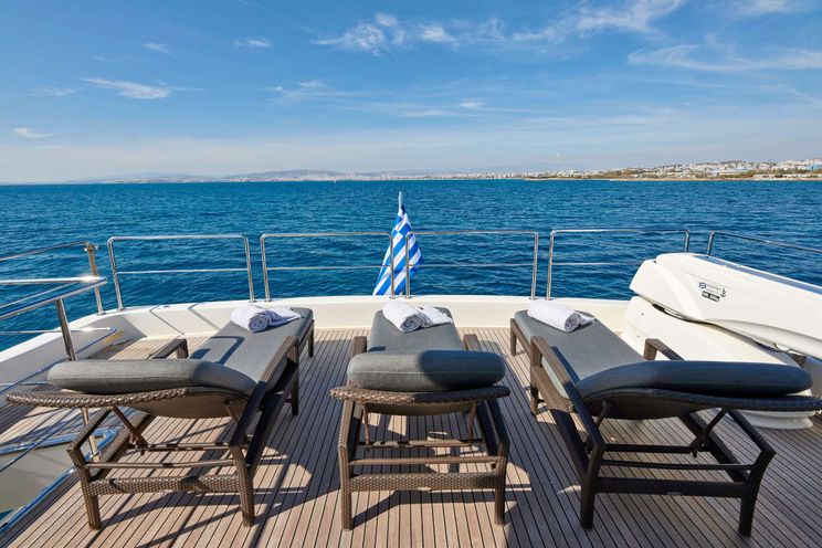Charter Yacht SEVEN S - Ferretti Customline 97 - 5 Cabins - Athens - Mykonos - Paros